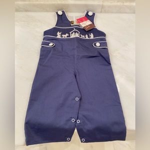 Nativity Smocked Longall